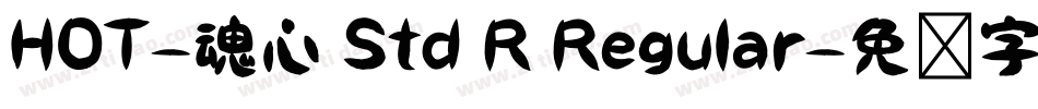 HOT-魂心 Std R Regular字体转换